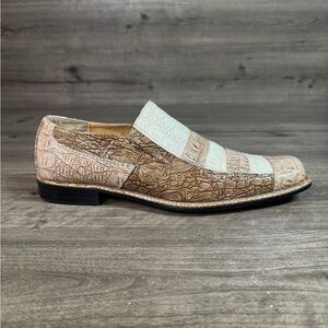 Expressions by RC Men’s Alligator Print Dress Shoes 12